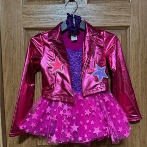 Weissman Pink and Purple Starry Dance Costume